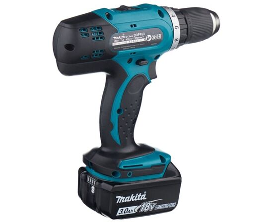  Дрель-шуруповерт Makita DDF453RFE (кейс в комплекте) 