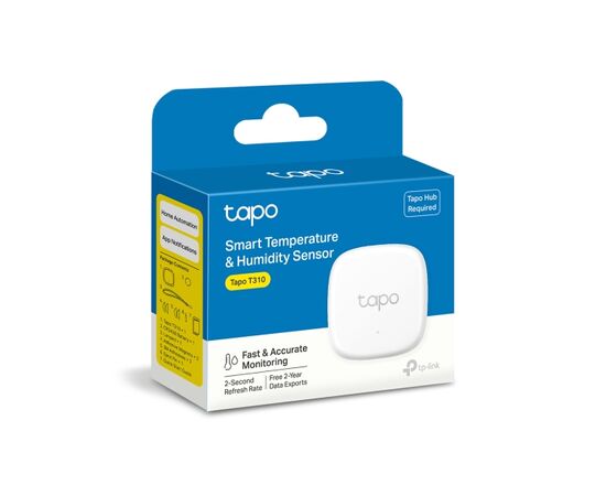  Датчик температуры и влажности TP-LINK Tapo T310,  белый,  868-922МГц 