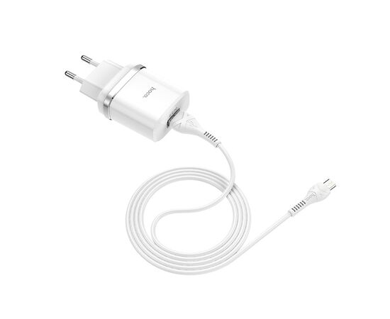  СЗУ HOCO C12Q Smart QC3.0 + Micro (белый) 