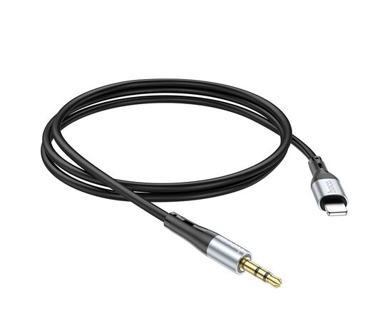  Аудио-адаптер HOCO UPA22 iP silicone digital audio conversion cable (черный) 
