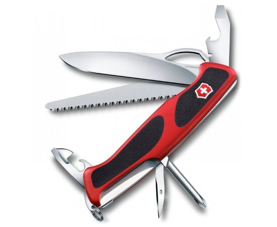  Нож перочинный Victorinox RangerGrip 78 (0.9663.MC) 130мм 12функций красный/черный карт.коробка 