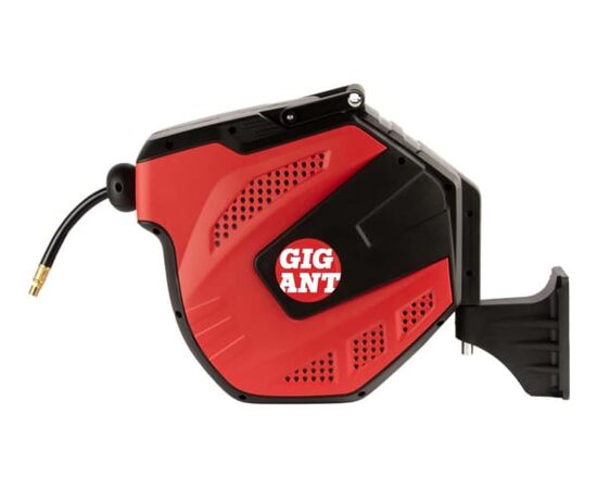  Шланг на автоматической катушке пневматический Gigant Professional (G-PG85250) 15м, 10х16 мм, ПВХ 