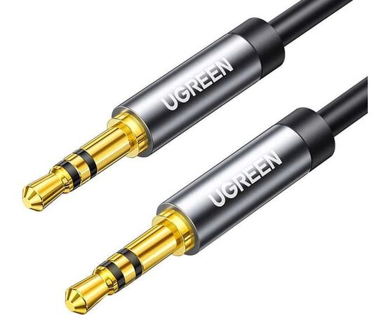  Кабель UGREEN AV119 10733 3.5mm Male to 3.5mm Male Cable 1m Black 