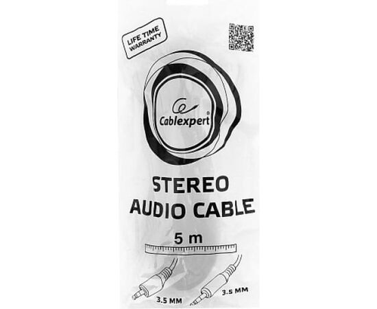 Кабель аудио Gembird CCA-404-5M джек3.5/джек3.5 5.0м 