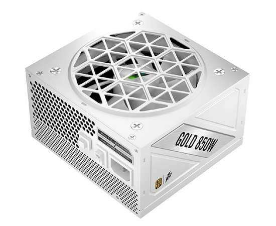  Блок питания 1STPLAYER NGDP Gold 850W White (HA-850BA4) / ATX 3.1, APFC, 80 Plus Gold, LLC+DC-DC, full Japan solid-state caps, 120mm fan, full modular 