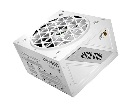  Блок питания 1STPLAYER NGDP Gold 850W White (HA-850BA4) / ATX 3.1, APFC, 80 Plus Gold, LLC+DC-DC, full Japan solid-state caps, 120mm fan, full modular 