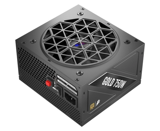  Блок питания 1STPLAYER NGDP Gold (HA-750BA4) 750W / ATX 3.0, APFC, 80 Plus Gold, LLC+DC-DC, 120mm fan, full modular 