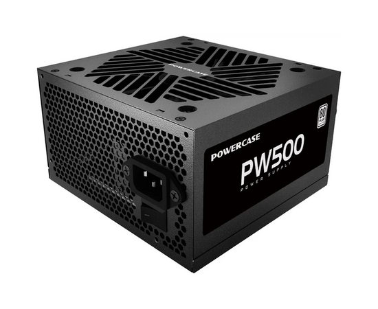  Блок питания Powercase PW500 (80 Plus, ATX 2.31, 500W, APFC, DC-DC, 120mm Fan) 