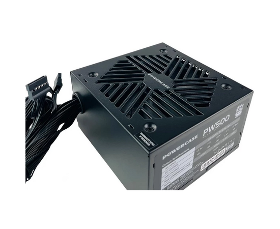  Блок питания Powercase PW500 (80 Plus, ATX 2.31, 500W, APFC, DC-DC, 120mm Fan) 