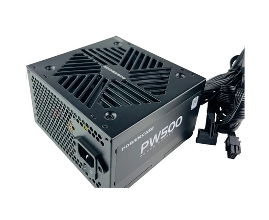  Блок питания Powercase PW500 (80 Plus, ATX 2.31, 500W, APFC, DC-DC, 120mm Fan) 