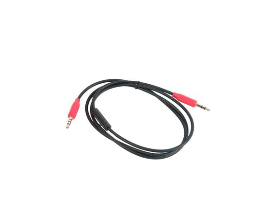  Аудио-кабель HOCO UPA12 AUX audio cable(with mic) (красный) 