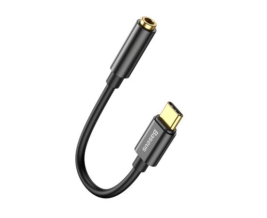  OTG переходник Baseus L54 Type-C Male to 3.5mm Female тёмно-серый 