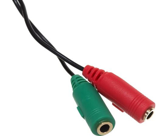  Переходник DEFENDER Headset Jack 2*3.5jack—3.5 4pin jack 0,15м 63012 