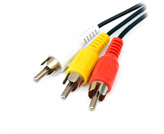  Кабель DeTech 3RCA> 3RCA 3м 
