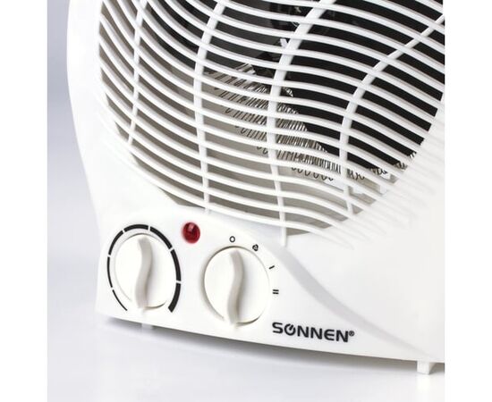  Тепловентилятор SONNEN F-200 (453493) 1000/2000Вт, 2 режима работы, белый 