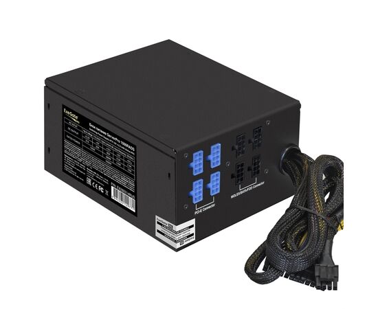  Блок питания ExeGate ServerPRO-1000RADS EX292214RUS 1000W (ATX, for 3U+ cases, APFC, КПД 82 (80 Plus), 14cm fan, 24pin, 2(4+4)pin, PCIe, 5xSATA 