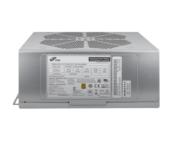  Блок питания FSP FSP1200-50ADB (9PA12A2118), 1200W, PS2/ATX (ШВГ-150*86*190мм), 80 Plus Gold, 12 cm fan, модульный (отстегивающиеся кабели) 
