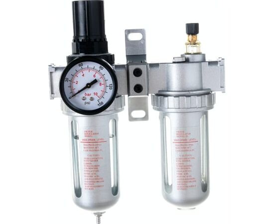  Блок подготовки воздуха Pegas pneumatic AFRL802 ( 4706)1/2" влагоотделитель с лубрикатором и регуляторомдавления 