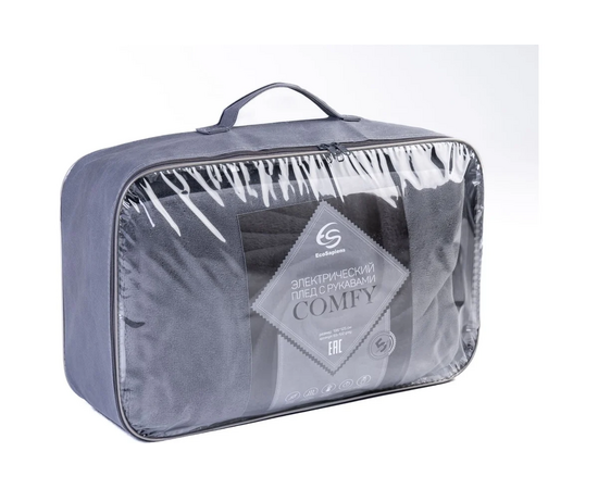  Электрический плед EcoSapiens Comfy ES-102 grey 